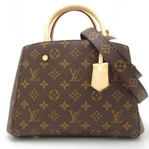 Louis Vuitton Monogram Montaigne BB Brown 2WAY Bag